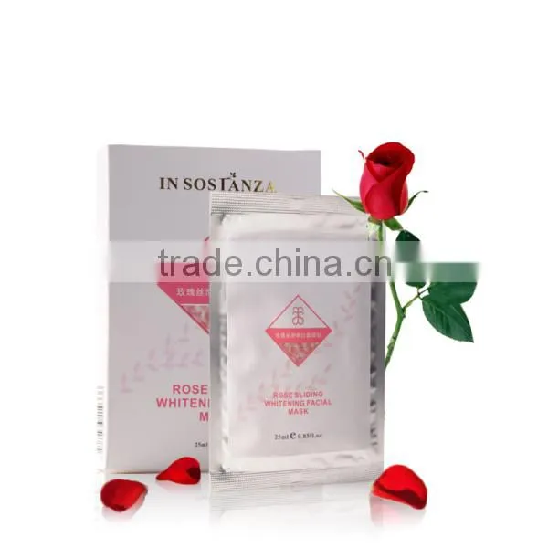 brand rose silk face mask