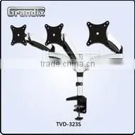Four arm laptop monitor stand