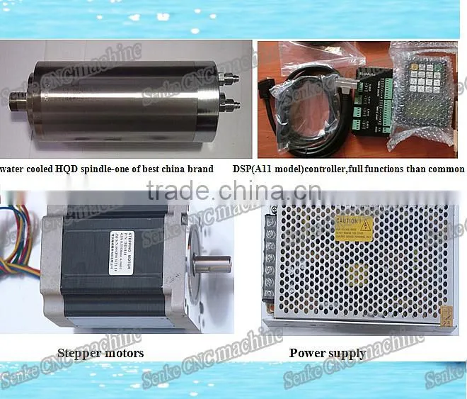 Whole cast iron body table move cnc router 6090 metal