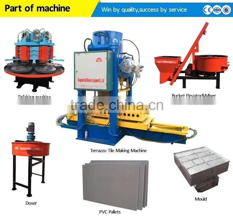 Advanced design concrere floor tile making machine price/Ceramic floor tile manufacturer paving floor tile making machine