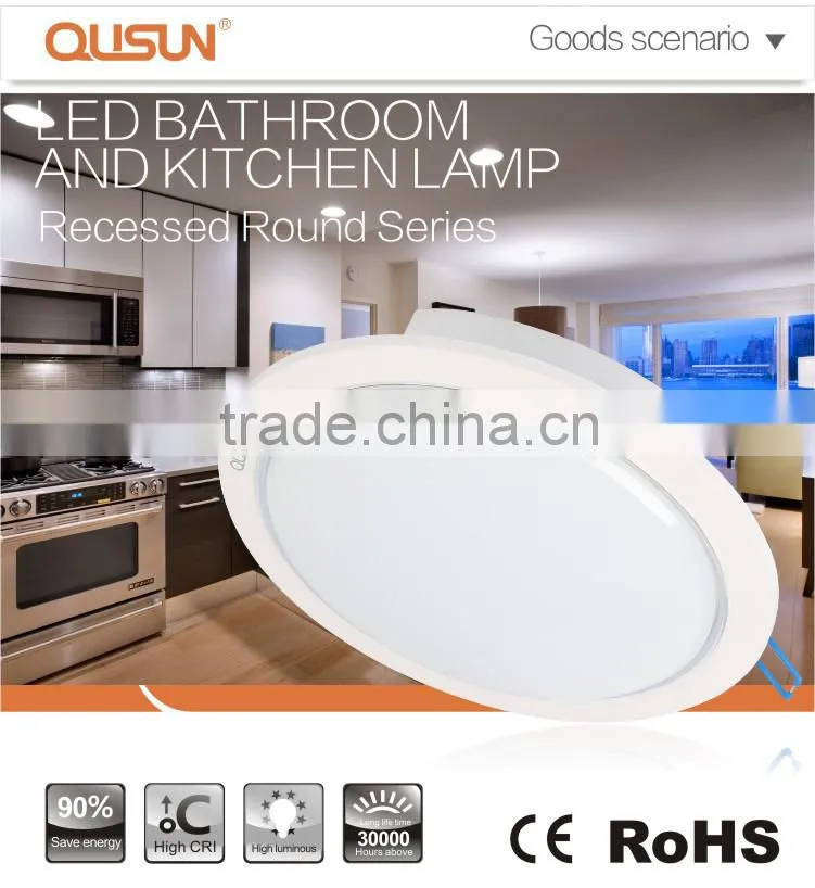 LED Bathroom and Kitchen Lamp 8W Round led recessed ceiling lighting