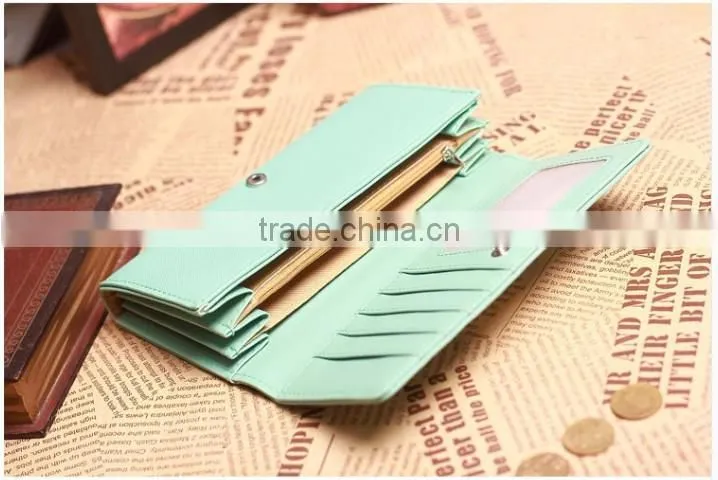 2014 Genuine Leather Multiple Colors Unisex Woman Wallet