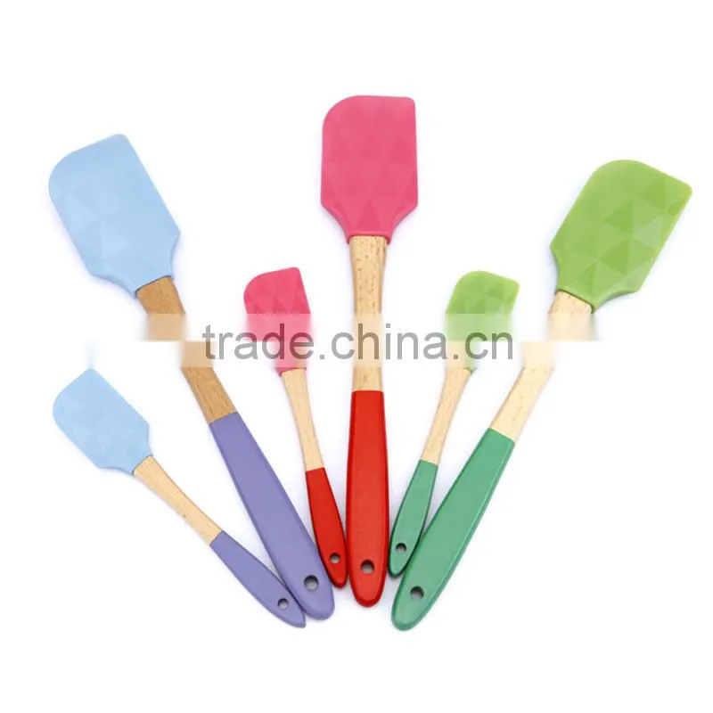 With quality new product wood handle spatula set