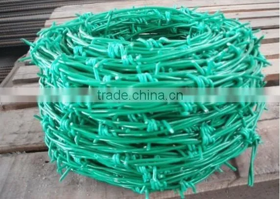hot dipped galvanized barbed wire 12/14gauge