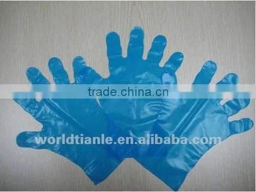 plastic pink gloves for various kind of usage