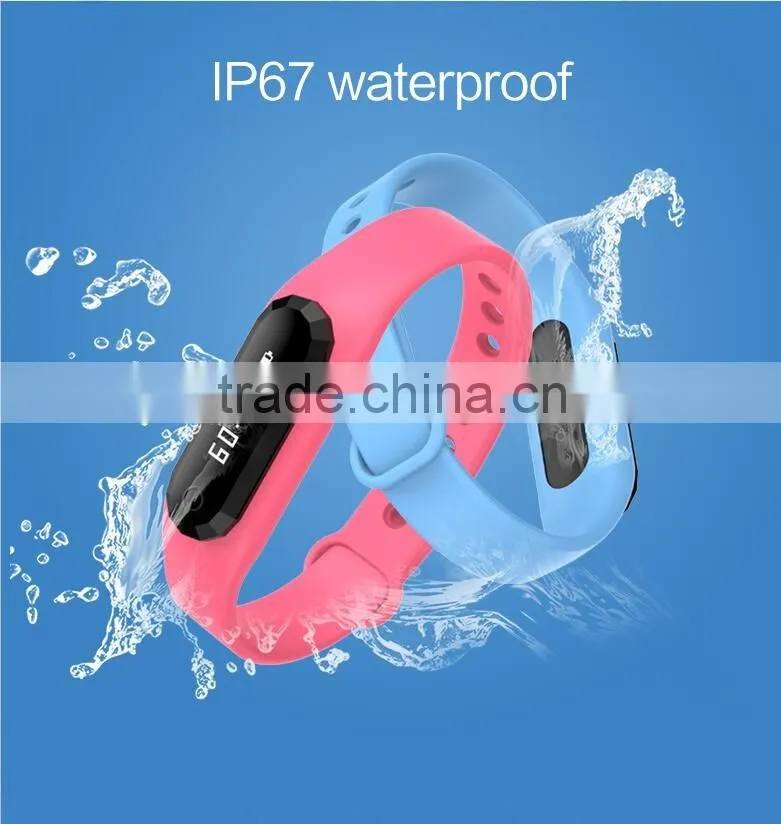 China cheap low energy waterproof smart bracelet pedometer intelligent wrist band fitness Customized Oem Silicone TPU Wristband