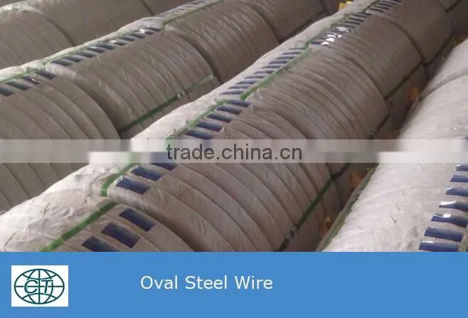 2.7/2.2mm,3.0/2.4mm Hot sales Brazil Uruguay Galvanized Oval Wire For farm fencing