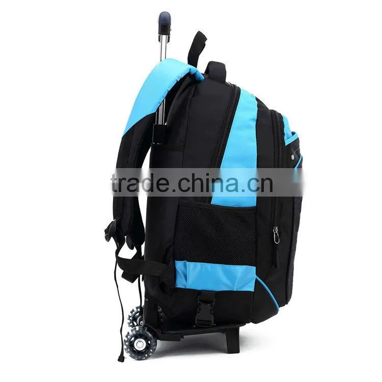 China New Style Wheeled Backpack School Trolley Bags BB021