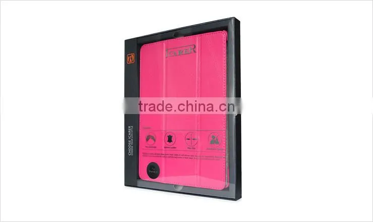 High Quality Side Open Leather Smart Case For iPad Air 2