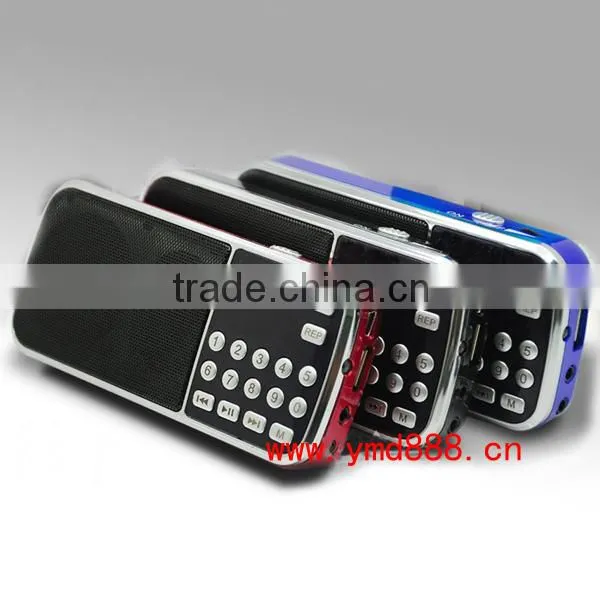 L-088 portable music radio speaker,2014 hot seller
