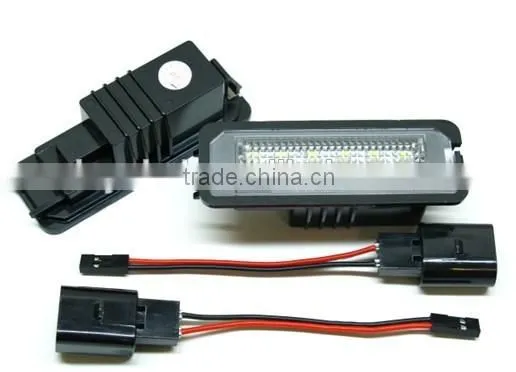 On promotion led License lamp 18 LEDs For VW Golf 4 EOS 06~09 custom license plate