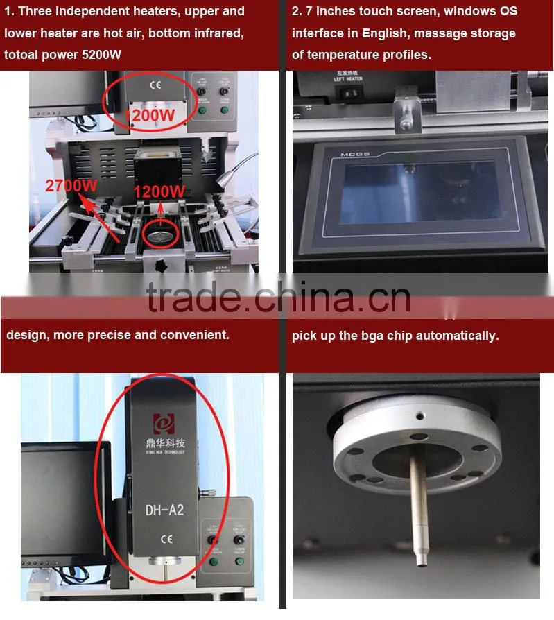 Motherboard repair machine motherboard chip soldering or desoldering bga desoldering kit DH-A2
