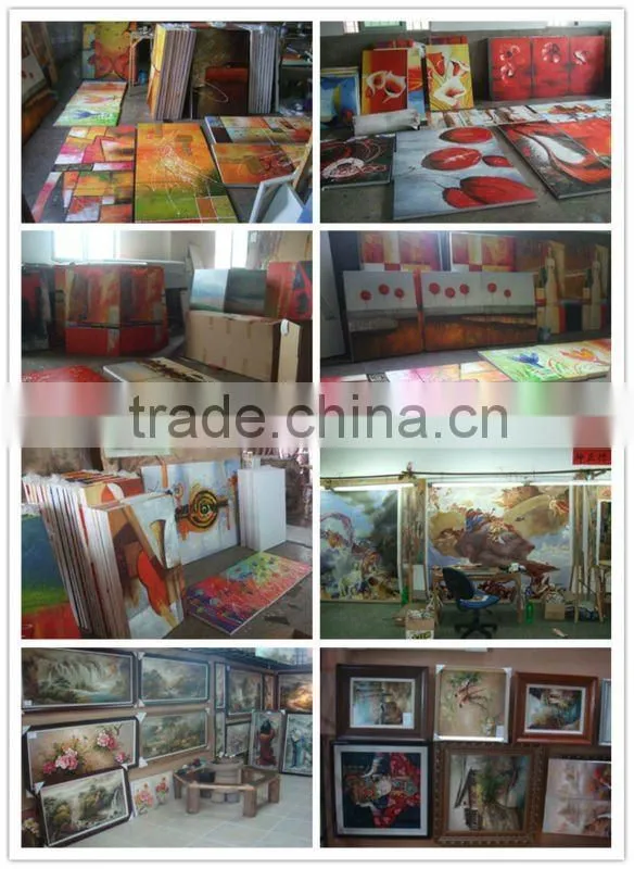 abstract handmade oil paintings of butterflies