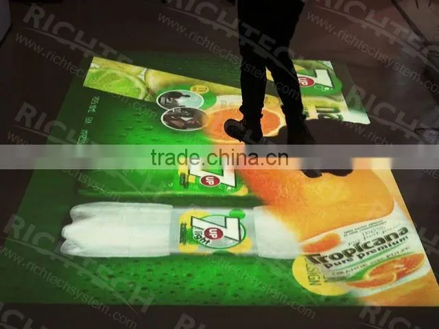 Interactive fun floor provides wonderful advertising with all fun elements