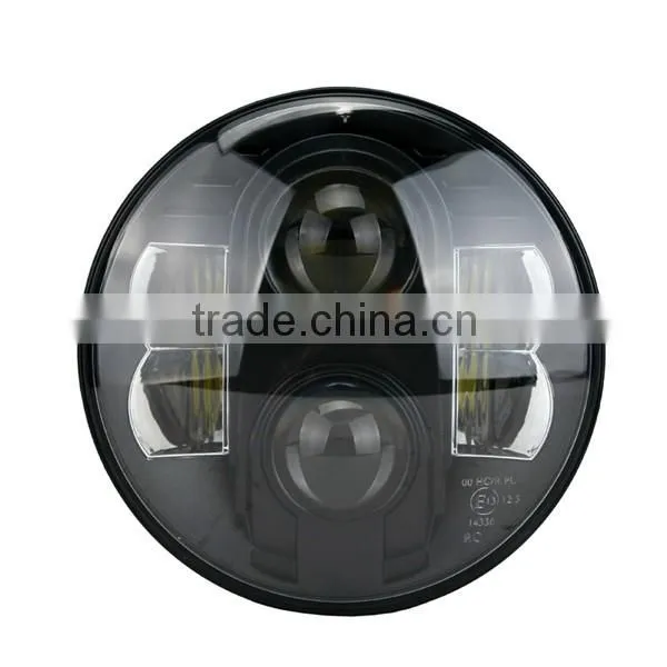 Round led auto headlight 7 " jeep wrangler headlight