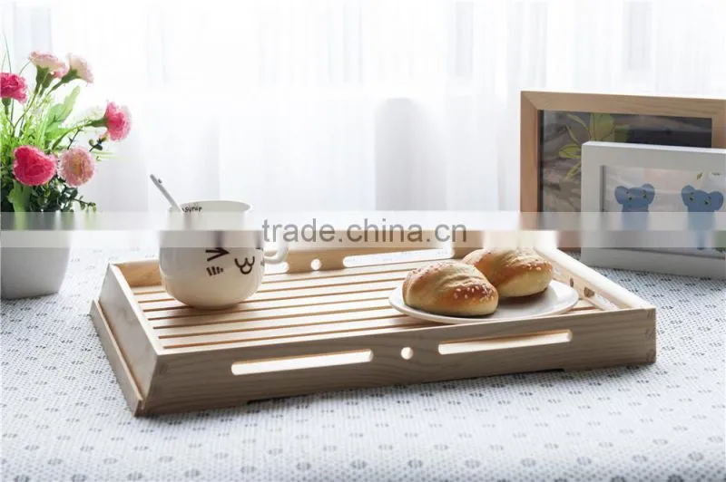wood rectangular plates for bread