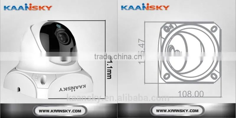 2015 Kaansky OSD DWDR analog HD 720P AHD dome ir Camera 720pp 1mp