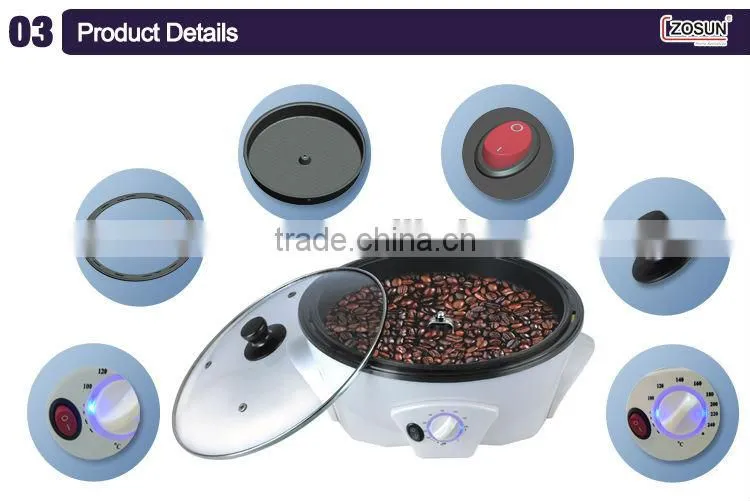 ZOSUN ZS-202 Capacity 1.5KG Coffee Roaster machine