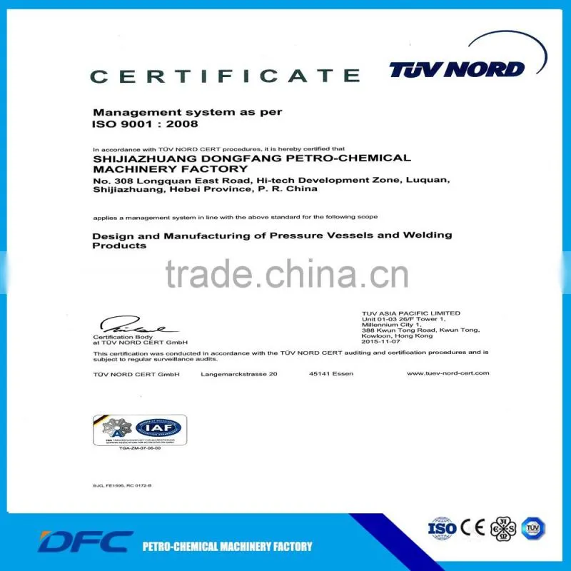chemical reactor dust filter