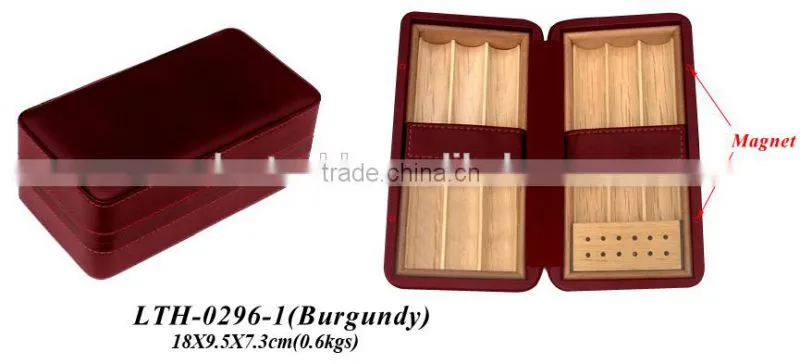 Travel leather cigar humidor manufacturer
