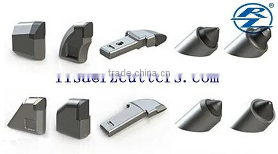 RT1 RT2 weld on carbide flat teeth HDD horizontal directional drilling bits