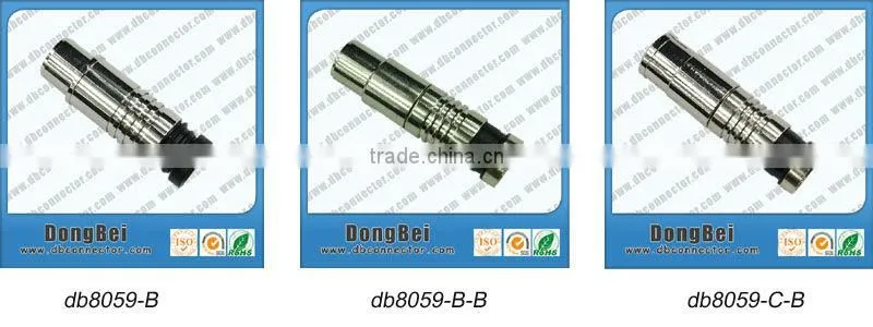 rg59 rg6 PAL female compression cable connectors from dngbei factory