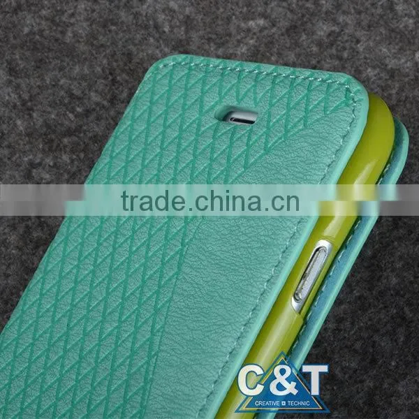 C&T S Pattern PU Leather Wallet Type Magnet Design Flip Stand Case for Nokia Lumia 730