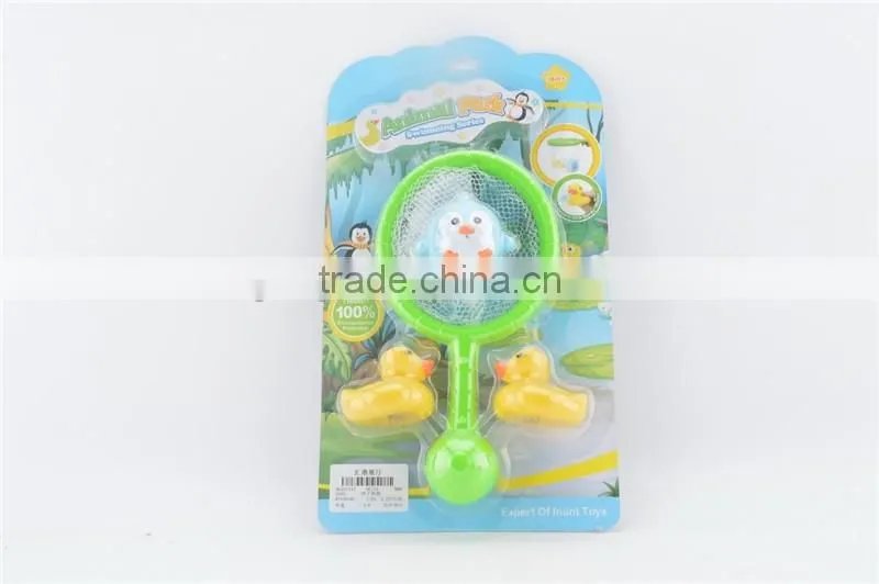2016 New bath toy organizer Funny Electric spray duck toys with music educational baby toys ABS material intelligent baby toys