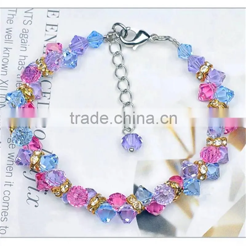 Crystal Ball Bracelets for Valentine's Day Gift