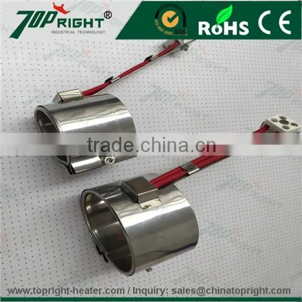 Extruder mica heater ring band heaters