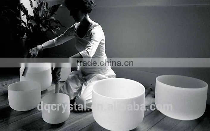Chakra Tuned Quartz Crystal Singing Bowls With O-ring