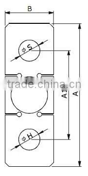Industry wireless Weighing Crane Scale hook scale HY204W Electronic Weighing indicator large screen