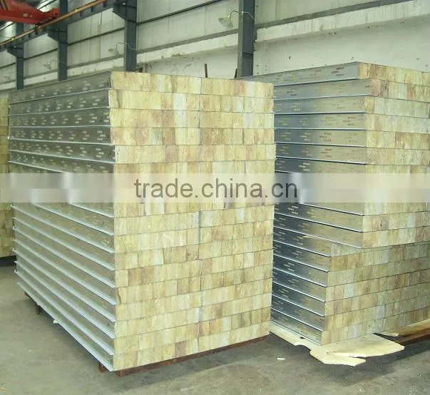high quality rock wool sandwich wall panel
