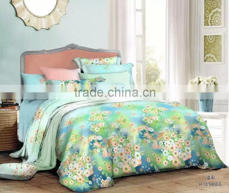 luxury tencel bedding set/ bed sheet set/duvet cover wholesale