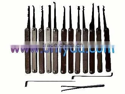 12 in 1 lock pick tools, House lock pick tools, locksmith