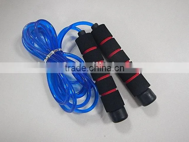 High quality plastic skipping rope/Eva foam skipping rope wholesale