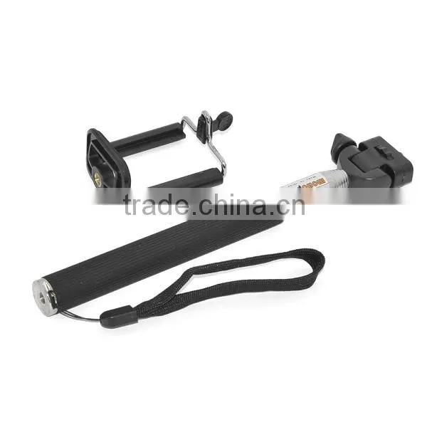 2 in 1 Combo Self-timer kit Wired Cable Camera Shutter plus Handheld Monopod with Holder for Android iphone Samsung HTC CL-57