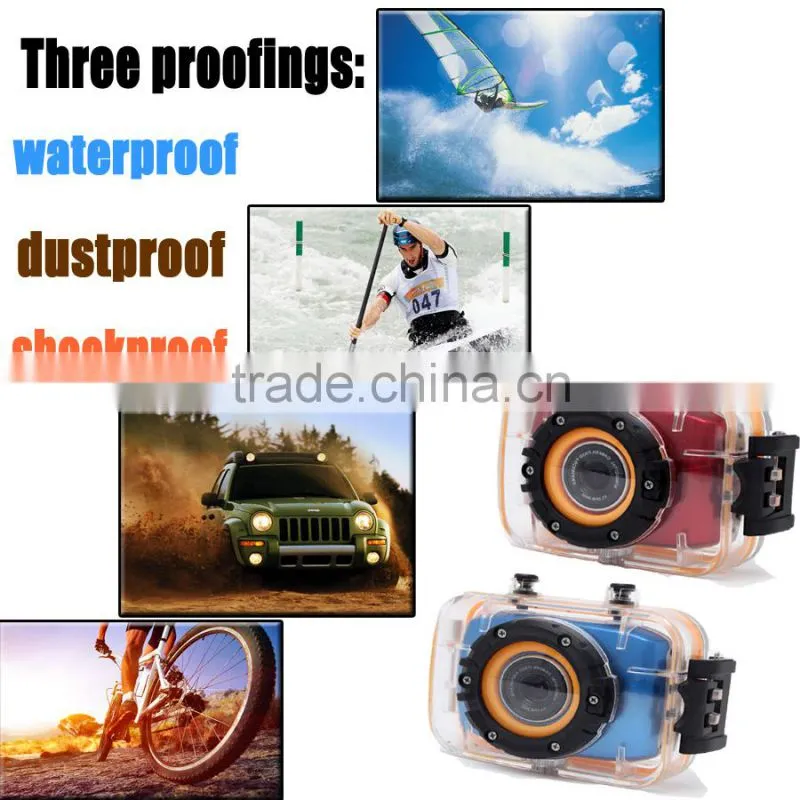 2.0 Inch Water Proof Sports DV /Diving Camera Touch Screen Sports DV/Camera DV200