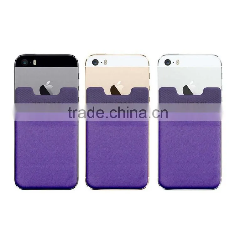 New product 3M sticker microfiber phone pocket