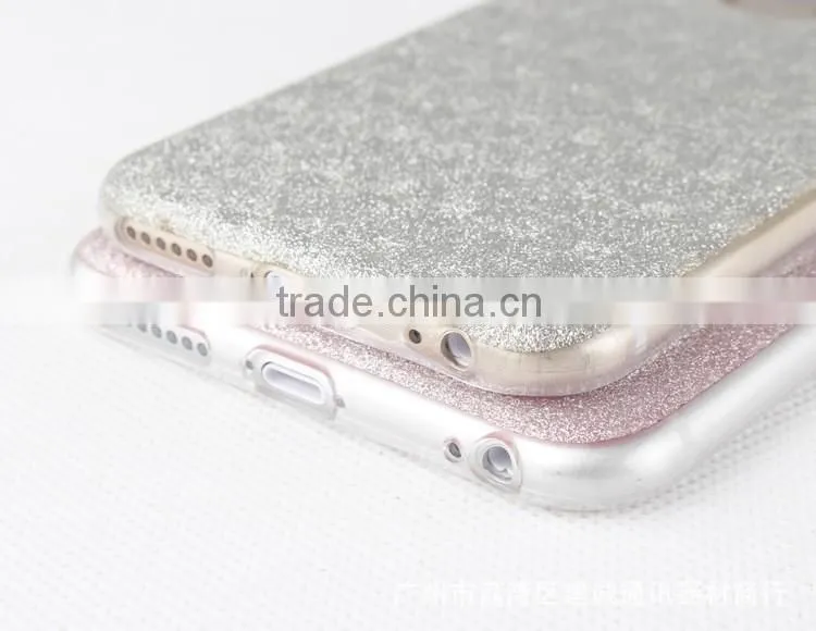 Glitter And Colorful Printing Phone Case For iPhone 6 TPU Case.