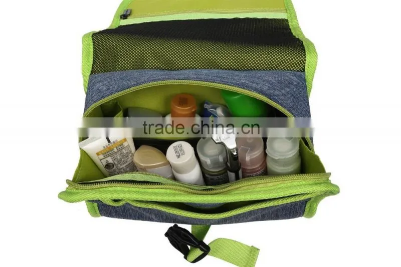 wholesale nylon folding small protable cosmetic bag Washing Tool Bag