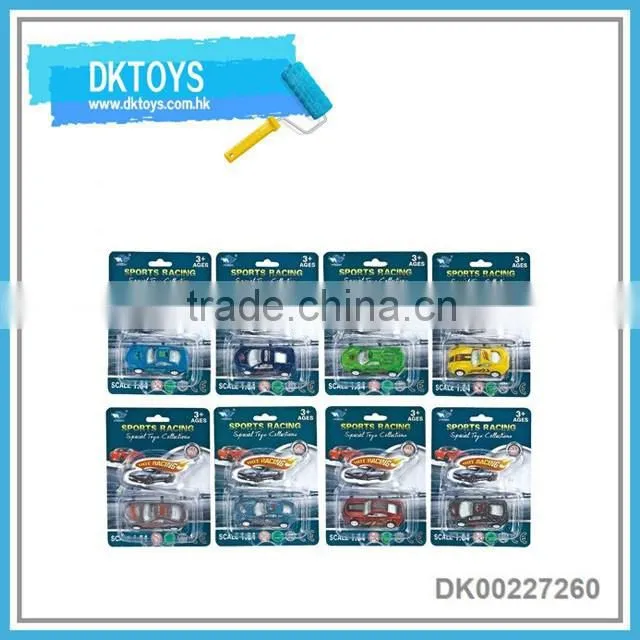 2016 hot selling 1:64 free wheel diecast car for kids