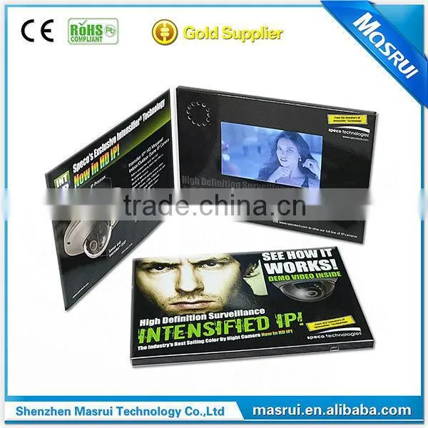 China Premium Quality with Customize Printing 4.3 Inch LCD Screen Video ID Card