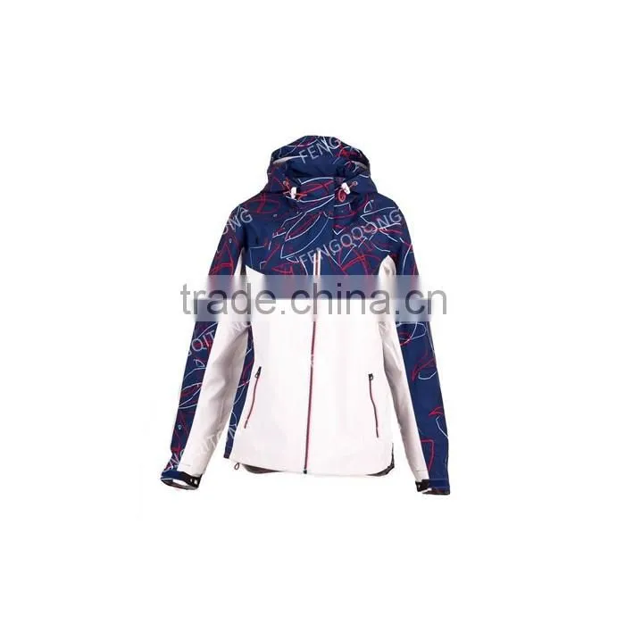 Customized Hotsale Waterproof Windbreaker Anti-UV Women Hardshell Jackets