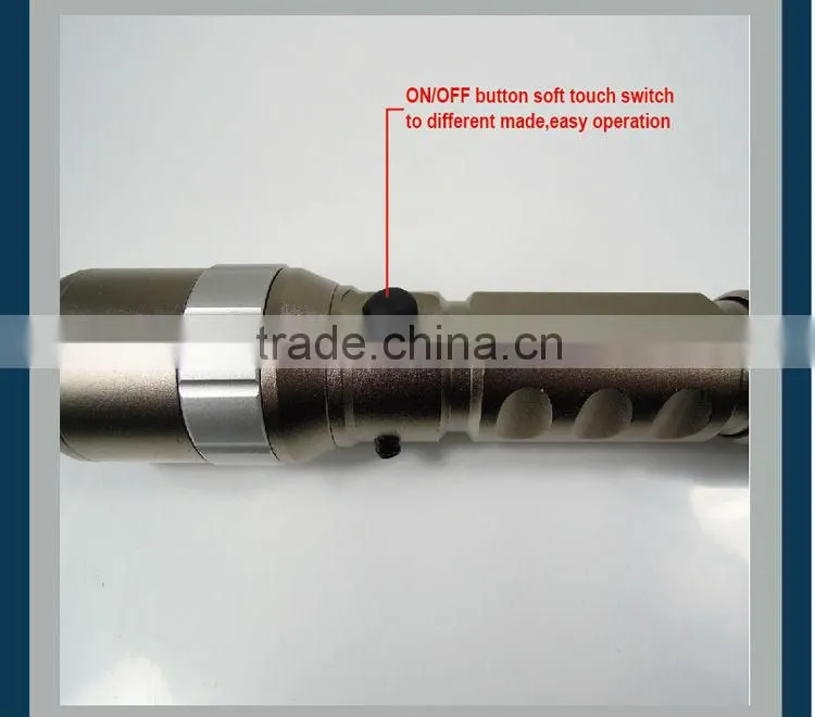 5 Watt Magnet Control Rechargeable CREE Q5 Zoom LED Flashlight