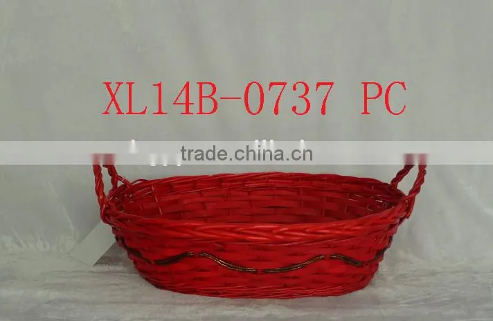 new style of willow tray basket