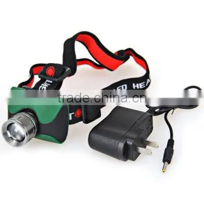 high quality led headlamp rechargeable aluminium led headlamp