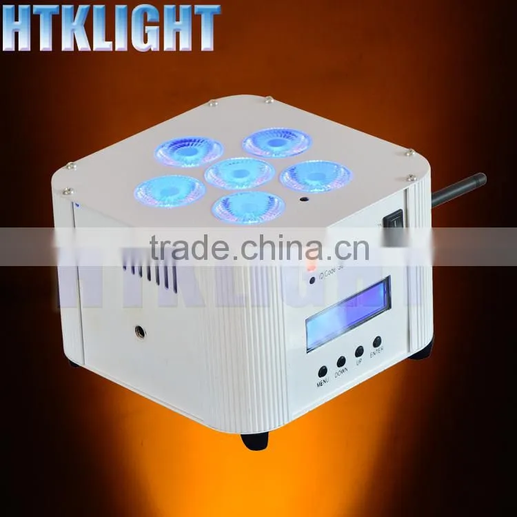 6*15w 5in1 rgbwa waterproof led uplights