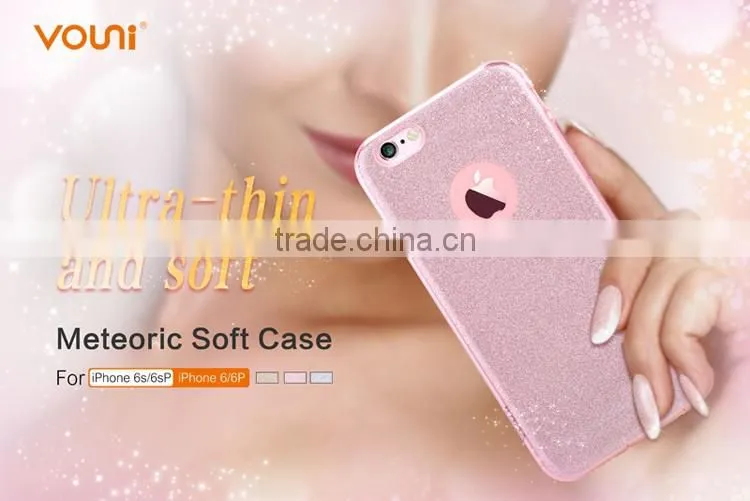 0.5mm Ultrathin And Light Flash Paper Soft TPU Cell Phone Back Cases Cover For Iphone 6 6S 6 Plus