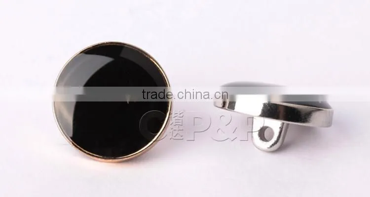 Epoxy surface black types of custom large sew button